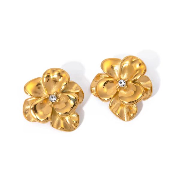 BOUCLES FLEUR ÉCLATANTE