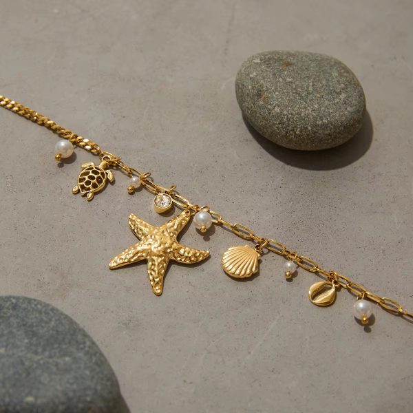 collier etoile de mer acier inoxydable COLLIER ÉTOILE DE MER