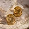boucle d'oreille acier inoxydable BOUCLES VORTEX