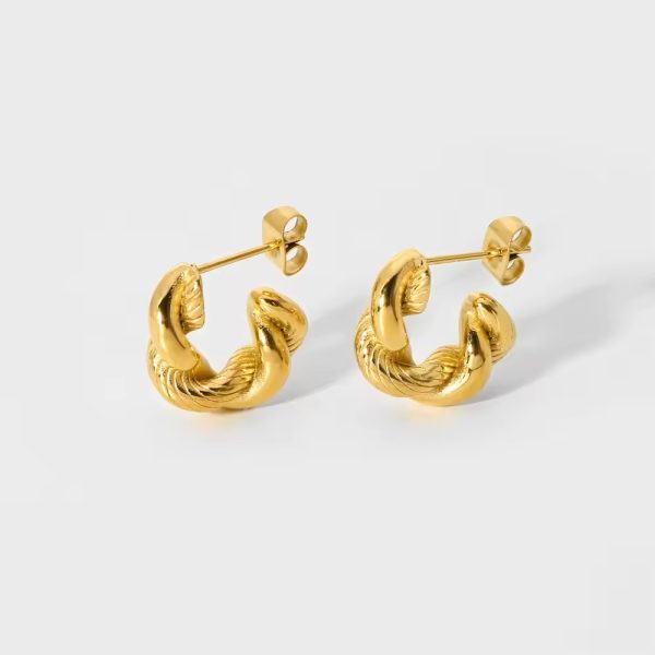 boucle d'oreille acier inoxydable boucle en acier inoxydable