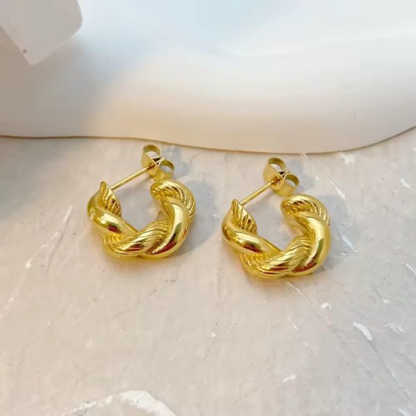 boucle d'oreille acier inoxydable BOUCLES ONDINE