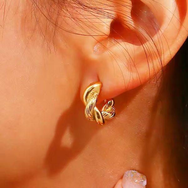 boucle d'oreille acier inoxydable BOUCLES ONDINE