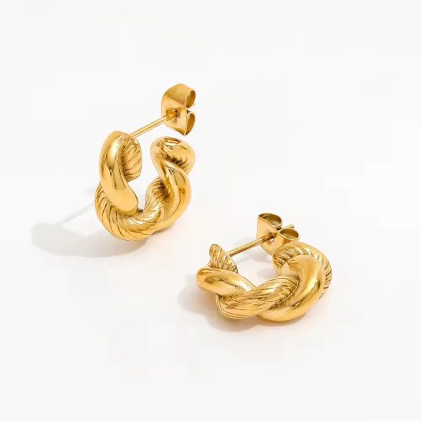 boucle d'oreille acier inoxydable BOUCLES ONDINE